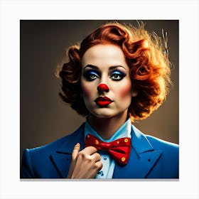 Clown like Canvas Print