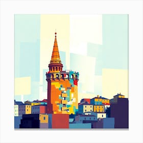 Turkish City Canvas Print