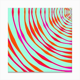Abstract Psychedelic Spiral 1 Canvas Print