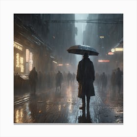 Dark City 2 Canvas Print