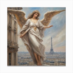 Guardian Of Paris  Canvas Print
