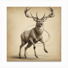 Deer! 31 Canvas Print