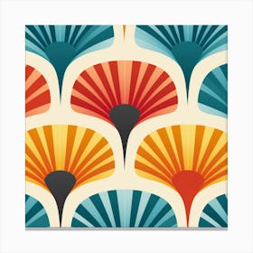 Fan Pattern Canvas Print