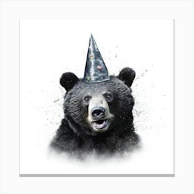 Birthday Bear 1 Canvas Print