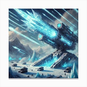 Crystal Storm Canvas Print