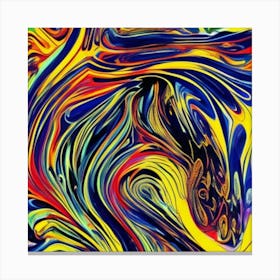 Abstract painting art 1 Canvas Print