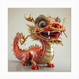 Red Dragon 5 Canvas Print