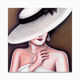 Vintage Lady Canvas Print