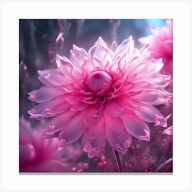 Dahlia Flower Canvas Print