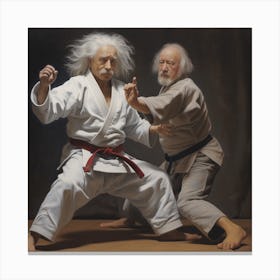 Albert Jitsu Canvas Print