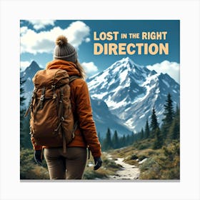 Lost In The Right Direction Canvas Print