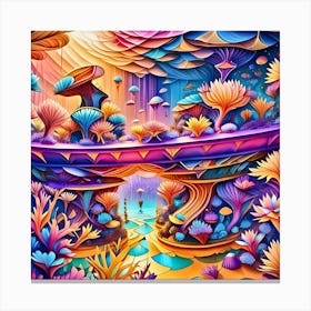 Psychedelic Painting Canvas Print