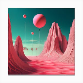 Pink Desert Canvas Print