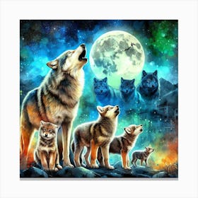 The visceral, instinctual, and deeply spiritual connection to wild wolves #4 Canvas Print