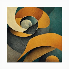 Flowing Stone Tri Tone_#4 Canvas Print