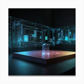 Futuristic Architecture Canvas Print