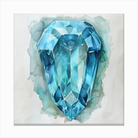 Blue Diamond Canvas Print