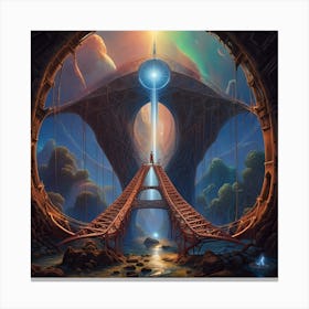 Bridge To The Future Canvas Print