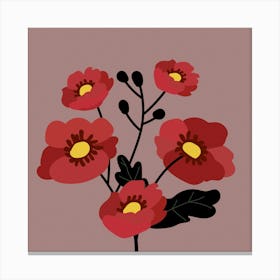 Red Poppies Canvas Print