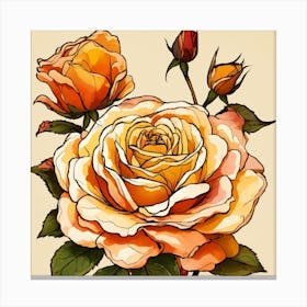 Roses Canvas Print