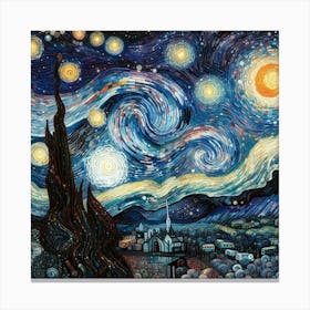 Starry Night 14 Canvas Print