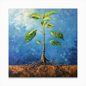 Tree Grows Canvas Print