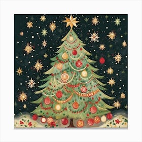 Christmas Tree 16 Canvas Print