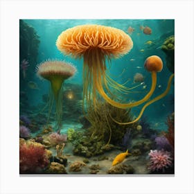 Jellyfish Canvas Print