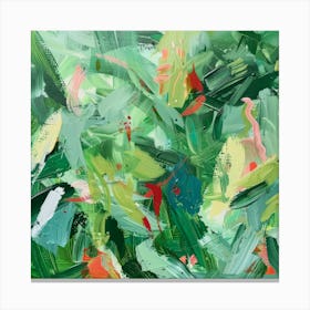 Tropical Abstract Painting 1 Canvas Print