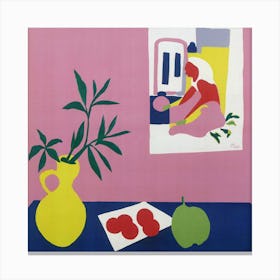 Matisse Cutout Pink 2 Canvas Print