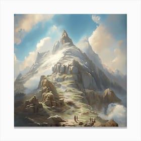 Mountain Landscape - natural Canvas Print