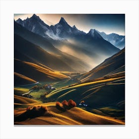 Landscapes In Italy Canvas Print