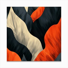 Abstract Leaves Canvas Print