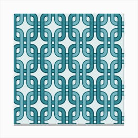 Modern Retro Pattern 25 Canvas Print