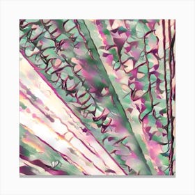 The pink tree grows to sky Canvas Print