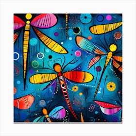 Dragonflies 6 Canvas Print