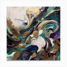 A Dramatic Abstract Painting 2 Canvas Print