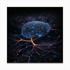 Neuron Stock Videos & Royalty-Free Footage Canvas Print
