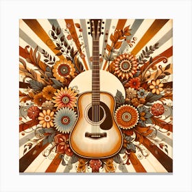 Acoustic Guitar Canvas Print