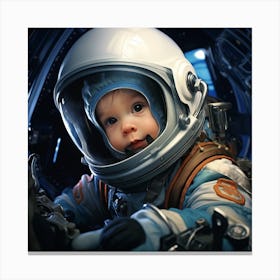 Astronaut Child 2 Canvas Print