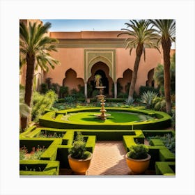 Garden Of The Palace Canvas Print