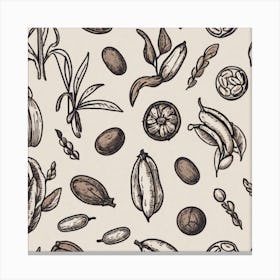 Legumes As A Logo (64) Canvas Print