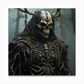 Grim Reaper (wall art) Canvas Print