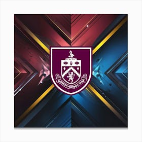 Burnley F.C Logo Wall Art 6 Canvas Print