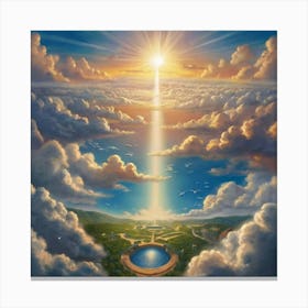 Heaven'S Light Canvas Print