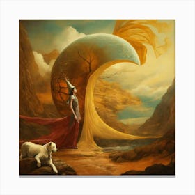 'The Moon' 1 Canvas Print