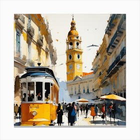 Lisbon Tram Canvas Print