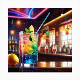 Bar Cocktail Canvas Print