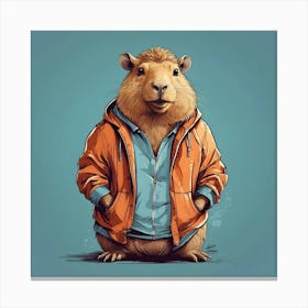 Capybara 6 Canvas Print