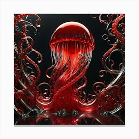 Red Jelly 12 Canvas Print